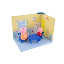 Peppa pig cenario da peppa sortidos - peppa e george