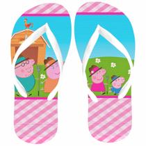 Peppa Pig Chinelo Mamãe e Papai Pig Pepa desenho. Presente Infantil menino e menina - Naltic