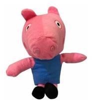 Peppa Pig De Vestido Azul Pelucia C/35cm pelucia