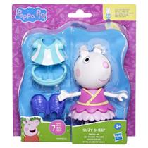 Peppa Pig Estilos Divertidos Susie Ovelha, 15cm e 6acessórios