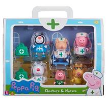 Peppa pig & figuras amigos medicos - Sunny Brinquedos