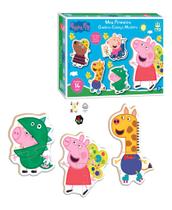 Peppa Pig Meu Primeiro Quebra-cabeça madeira 14 peças 2+ NIG - NIG brinquedos