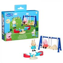 Peppa Pig Mini Parquinho F2217 Multicolorido Playset Hasbro com Figuras Articuladas Peppa Pig Mini Parquinho F2217 Multicolorido Playset Hasbro com Figuras Articuladas