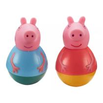 Peppa Pig Pack com 2 Weebles de 8cm - 7899573623395