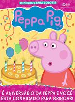 Peppa Pig para colorir:aniversário da Peppa e você está convidado para brincar! - ON LINE EDITORA