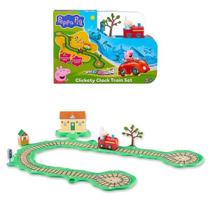 Peppa Pig Playset Passeio Interativo Ferrovia - Trem motorizado Com Som -Sunny