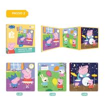 Peppa Pig Quebra-cabeça Magnético Brinquedo De Educação Infantil Para Crianças Treinamento Cerebral