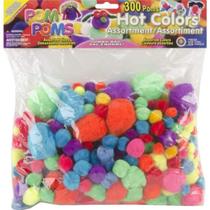 Pepperell Crafts Pompones 300 piezas en colores surtidos Pepperell Crafts Pompones 300 piezas en colores surtidos