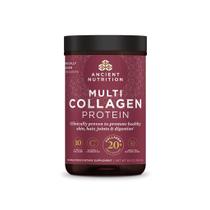 Peptídeos de colágeno em pó Ancient Nutrition 250mL com probióticos