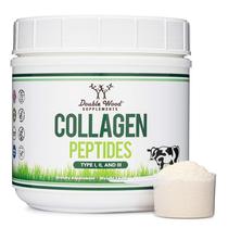 Peptídeos de colágeno em pó de madeira dupla hidrolisada 450 ml Peptídeos de colágeno em pó de madeira dupla hidrolisada 450 ml