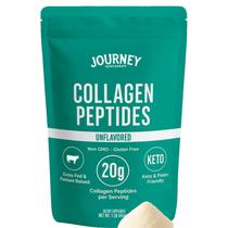 Peptídeos de colágeno em pó Journey Supplements 454g sem sabor Peptídeos de colágeno em pó Journey Supplements 454g sem sabor