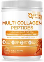 Peptídeos de colágeno em pó NATURE TARGET Multi-Collagen 35 Serv