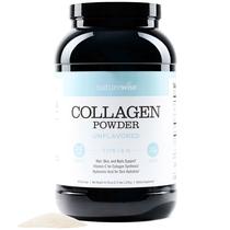 Peptídeos de colágeno em pó NatureWise com ácido hialurônico 60 Serv