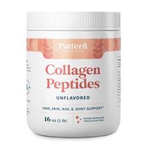 Peptídeos de colágeno em pó Pattern Wellness Type I e III 500mL