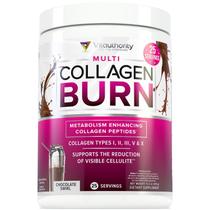 Peptídeos de colágeno em pó Vitauthority Weight Loss Chocolate