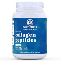 Peptídeos de colágeno em pó Zammex 90 porções 100% alimentados com capim