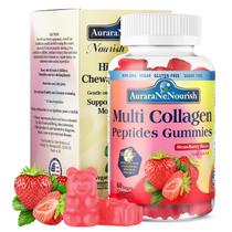 Peptídeos de colágeno Gummies AuraraneNourish Sugar Free 60 ct