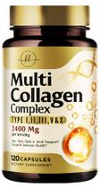 Peptídeos de Colágeno Hello Lovely! Multi 2400mg 120 Cápsulas