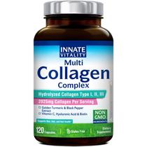 Peptídeos de Colágeno Múltiplo Innate Vitality 2025mg 120 Cápsulas