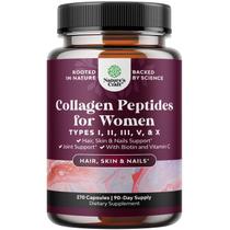 Peptídeos de Colágeno Natures Craft Multitipos 1, 2, 3, 5 e 10 com 270 cápsulas Peptídeos de Colágeno Natures Craft Multitipos 1, 2, 3, 5 e 10 com 270 cápsulas