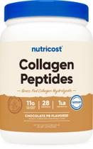 Peptídeos de colágeno Nutricost Chocolate e Manteiga de Amendoim 454g