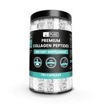 Peptídeos de Colágeno PUROS INGREDIENTES ORIGINAIS 730 Cápsulas