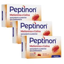 Peptinon Metionina e Colina c/ 30 Capsulas Kit c/ 3 Unidades - Arte Nativa