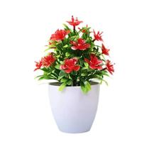 Pequena Planta Bonsai Artificial Em Vaso, Flor Simulada, Ornamento Para Decoração De Casa, Hotel,