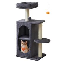 Pequena torre de pelúcia Cat Tree Feandrea com arranhões Pequena torre de pelúcia Cat Tree Feandrea com arranhões
