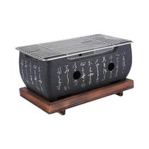Pequeno Mini Churrasqueira a Carvão Bandeja Fogão De Churrasco Doméstico Para Forno De Bolo De Arroz
