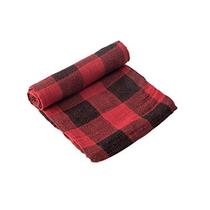 Pequeno Unicórnio Cobertor de Musselina de Algodão Xadrez Vermelho 100% Algodão Super Suave de Recém-nascidos e Lactentes Grande de 47" x 47" Lavável à máquina