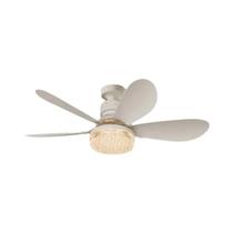 Pequeno Ventilador De Teto LED Tipo E27 Com Controle Remoto Para Sala De Estar, Quarto, Cozinha,