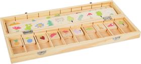 pequenos brinquedos de madeira De madeira Caixa de classificação de imagem Educar Brinquedo Educacional Projetado para Crianças 3+, Multi (10845)