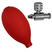 Pera + Valvula Insuflaçao Aparelho Pressao Premium Universal