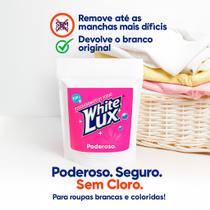 Percabonato de Sódio Alvejante Whitelux 1kg Tira Manchas Sem Cloro, Roupas Brancas e Coloridas, Po