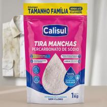 Percarbonato de Sódio 1kg Calisul Tira Manchas Clareador Roupas Brancas e Coloridas Multiuso com Oxigênio Ativo