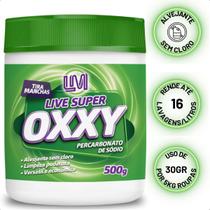 Percarbonato de Sódio Alvejante Tira Manchas Sem Cloro em Pó Live Super Oxxy 500g