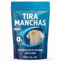 Percarbonato de sódio TIRA MANCHAS Granulado Puro Roupas Brancas e Coloridas 1 kg