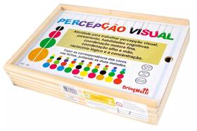 Percepção Visual Brinquedo Educativo Madeira