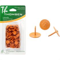 Percevejo Thomsen Laranja Cartela Com 50 Pecas Pc-026 Percevejo Thomsen Laranja Cartela Com 50 Pecas Pc-026