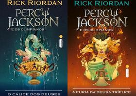 Percy Jackson E Os Olimpianos 1 e 2 A Fúria da Deusa Tríplice e O Cálice Dos Deuses Percy Jackson E Os Olimpianos 1 e 2 A Fúria da Deusa Tríplice e O Cálice Dos Deuses