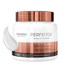 Perfeitox Bio Definitive Alinhamento & Nutrição 12 Óleos Nobres 1Kg Controle de Frizz Brilho Maciez Profunda Para Cabelo