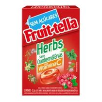 Perfetti Bala Fruitella Herbs Sabor Cranberry & Ervas com Vitamina C 25 gr
