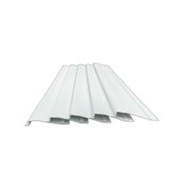 PERFIL ALUMINIO BRANCO PALHETA VZ-051 440mm/44cm JANELA PORTA ABRIGO PORTAO KIT 5 BARRAS