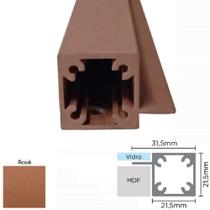 Perfil Alumínio Modular Link RM-284 Barra 03 metros Rosê Rometal