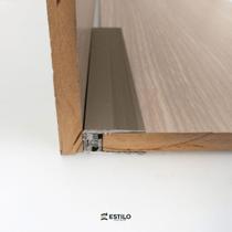 Perfil Alumínio Piso Parede Champanhe - Única Único