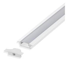 Perfil Alumínio Slim Embutir 23mm Para Fita Led