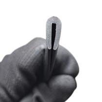 Perfil Borracha Acabamento Proteção Debrum Tipo U - 16 Mm - 1 Metro Borrachas Londrina