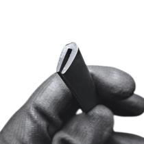 Perfil Borracha Acabamento Proteção Debrum Tipo U - 16 Mm - 5 Metros Borrachas Londrina