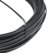 Perfil Borracha Acabamento Proteção Debrum Tipo U - 8 Mm - 10 Metros Borrachas Londrina